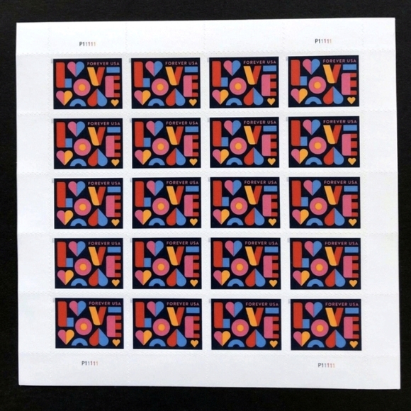 USPS Other - LOVE Stamps 40 Pane of 20 Forever Stamps-2021-MNH 2 panes (sheet) FINAL PRICE